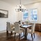 Designers Fountain Bronson 9 Light Classic Matte Black with Frosted Glass Shades Chandelier For Dining Rooms D278M-9CH-MB - alternate 2